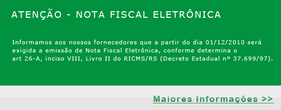 Aten&ccedil;&atilde;o - Nota Fiscal Eletr&ocirc;nica